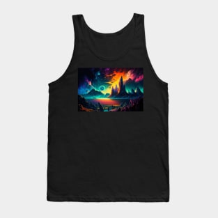 Day breaks on an alien world Tank Top